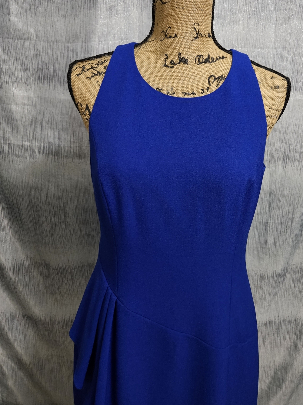Vince Camuto Cobalt Blue Midi Sheath Dress